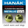 Tungstenové hlavičky Hanák Competiton Metallic olivové (20 kusů)
Metalická olivová kulatá tungstenová hlavička pro zatížení nymf.
Počet kusů v balení: 20