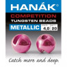 Tungstenové hlavičky Hanák Competiton Metallic Světle Růžová (20 kusů)
Metalická červená kulatá tungstenová hlavička pro zatížení nymf.
Počet kusů v balení: 20